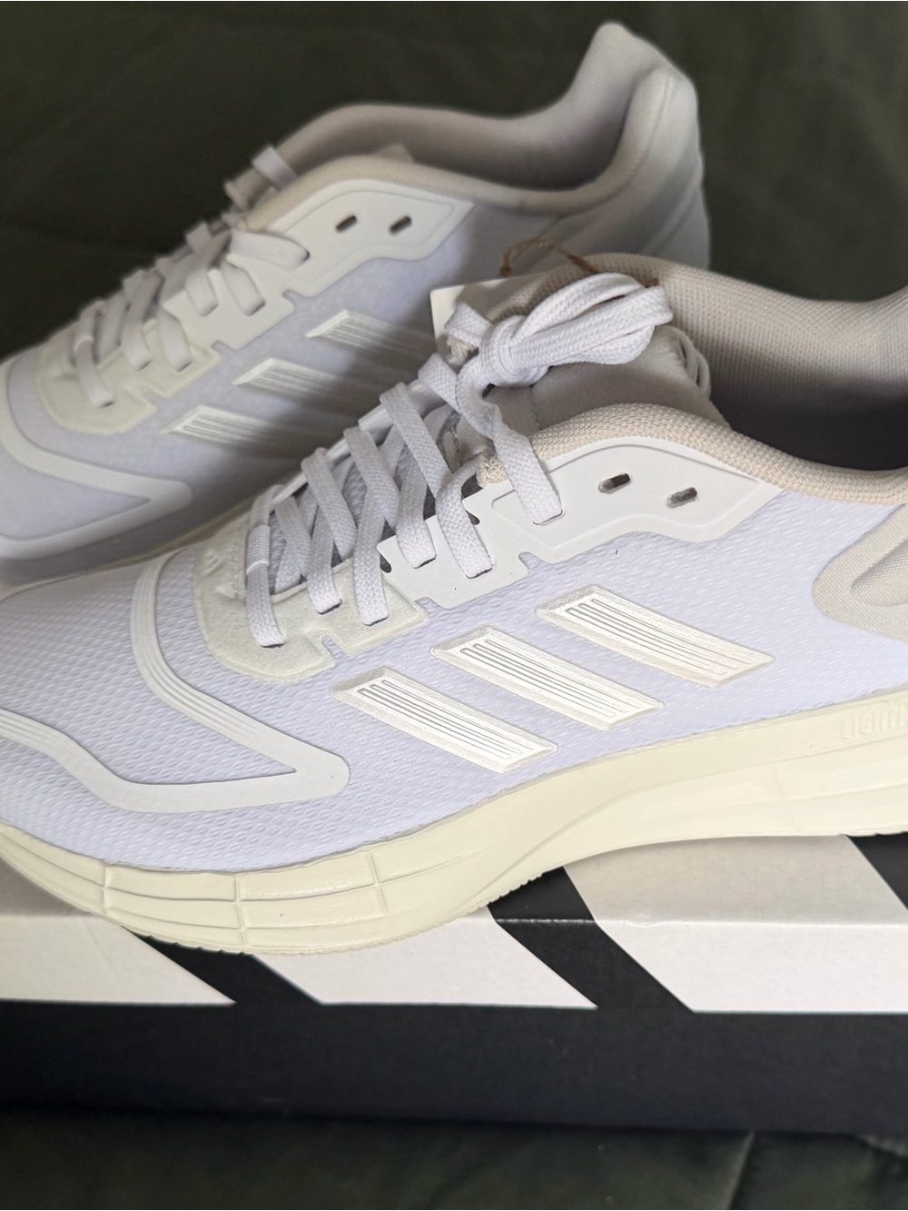 Women’s Adidas  White Duramo Running Shoes